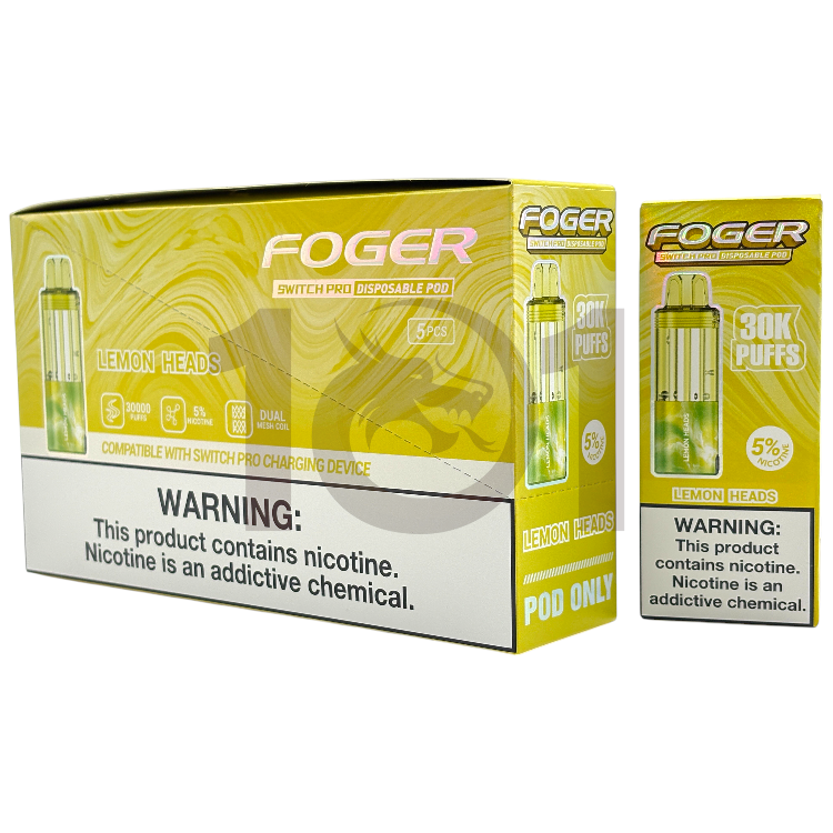 FOGER SWITCH PRO POD 30000 5% - LEMON HEADS