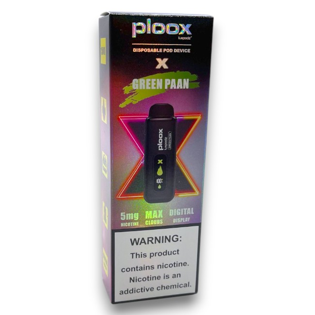 PLOOX 15000 POD X 5% 16ML - GREEN PAAN
