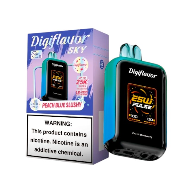 DIGIFLAVOR SKY 25000 5% - PEACH BLUE SLUSHY