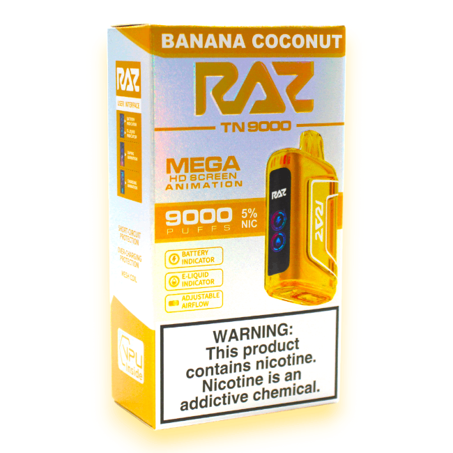 RAZ TN9000 5% - BANANA COCONUT
