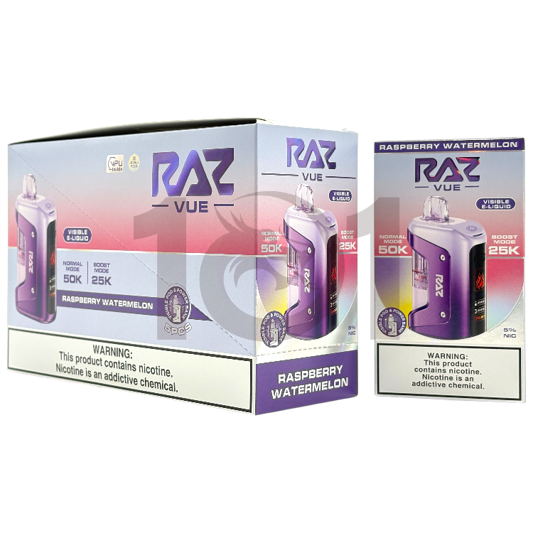 RAZ VUE 50000 KIT 5% - RASPBERRY WATERMELON