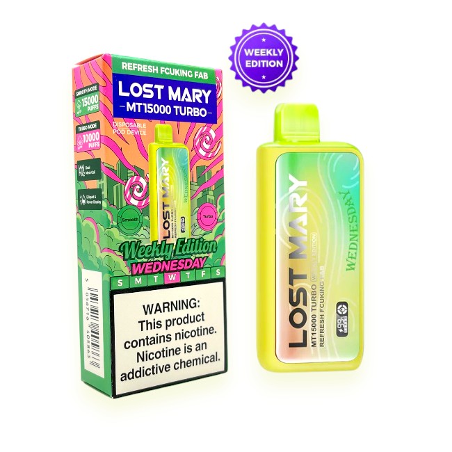 LOST MARY MT15000 5% WEEKLY EDITION - WEDNESDAY REFRESH FCUKING FAB