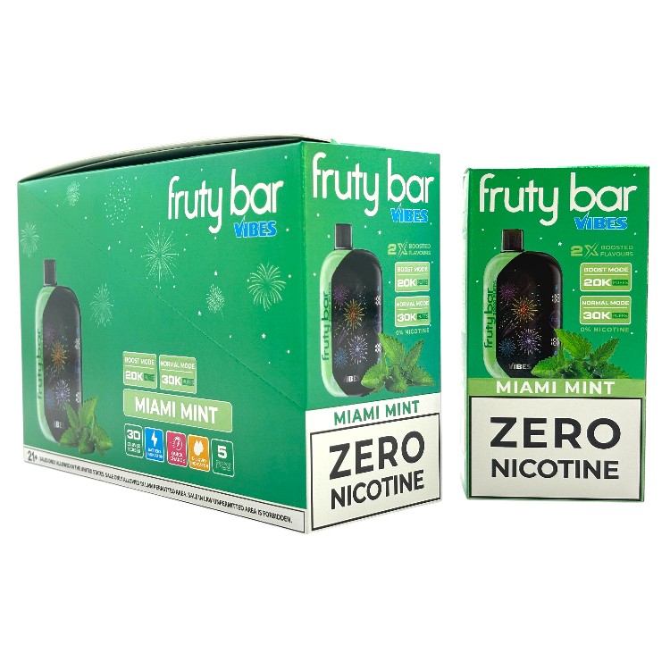 FRUTY BAR VIBES 30000 0% - MIAMI MINT