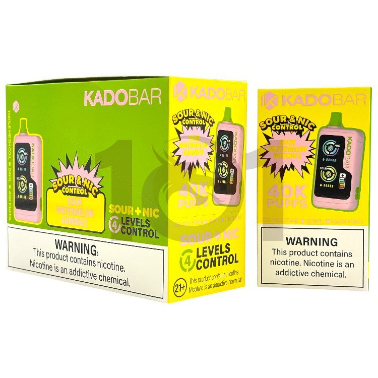 KADO BAR SOUR+NIC 40000 5% - SOUR WATERMELON GUMMIES