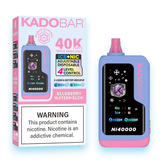 KADO BAR ICE+NIC NI40000 5% - BLUEBERRY WATERMELON