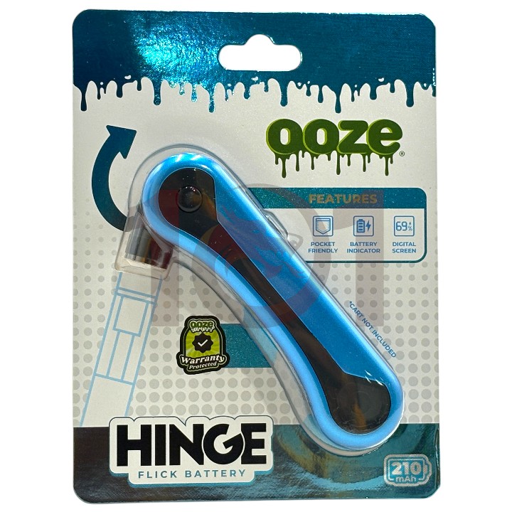 OOZE HINGE 210MAH CARTRIDGE BATTERY - SAPPHIRE BLUE