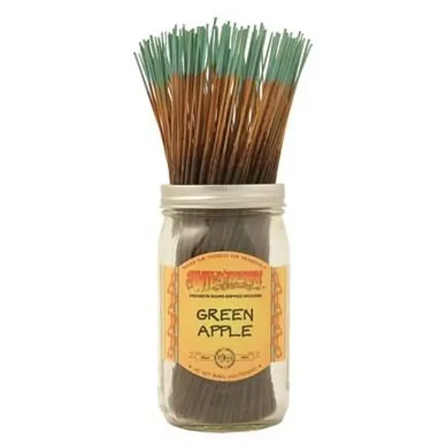 WILD BERRY - FRAGRANCE - INCENSE - 11"/CT - 100CT/PK -  GREEN APPLE