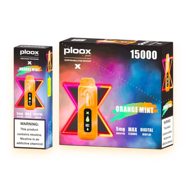 PLOOX 15000 POD X 5% 16ML - ORANGE MINT