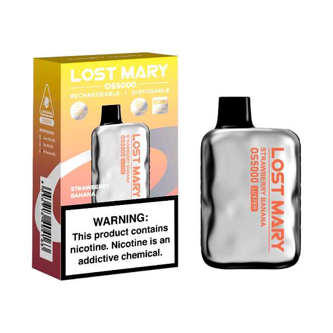 LOST MARY OS5000 LUSTER 5% - STRAWBERRY BANANA