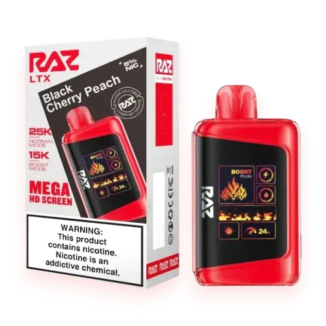 RAZ LTX 25000 5% - BLACK CHERRY PEACH