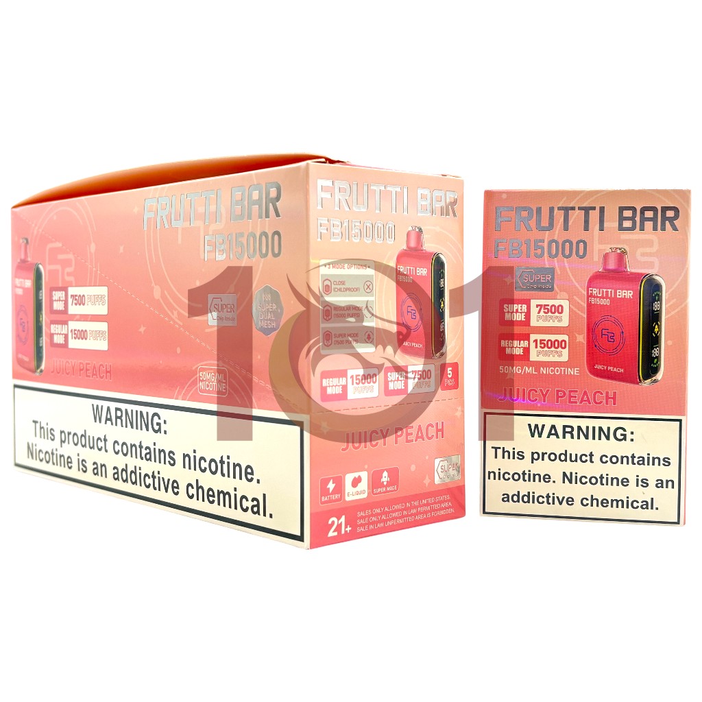 FRUTTI BAR FB15000 5% - JUICY PEACH