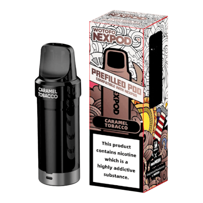 WOTOFO NEXPOD 5000 SALT NIC 5% - CARAMEL TOBACCO