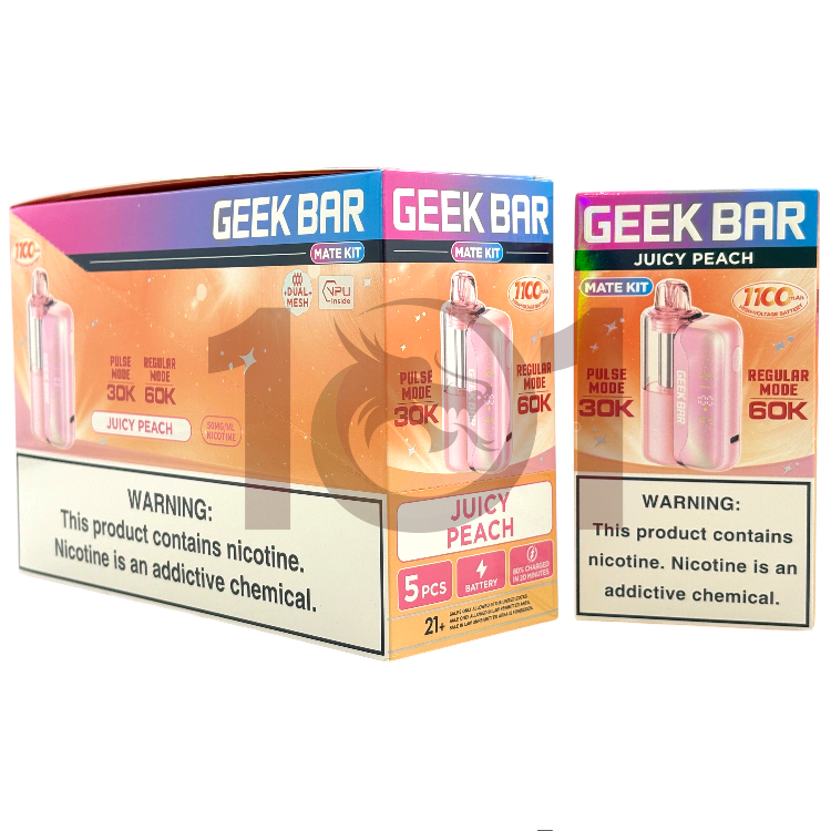 GEEK BAR MATE KIT 60000 POD DEVICE 5% - JUICY PEACH