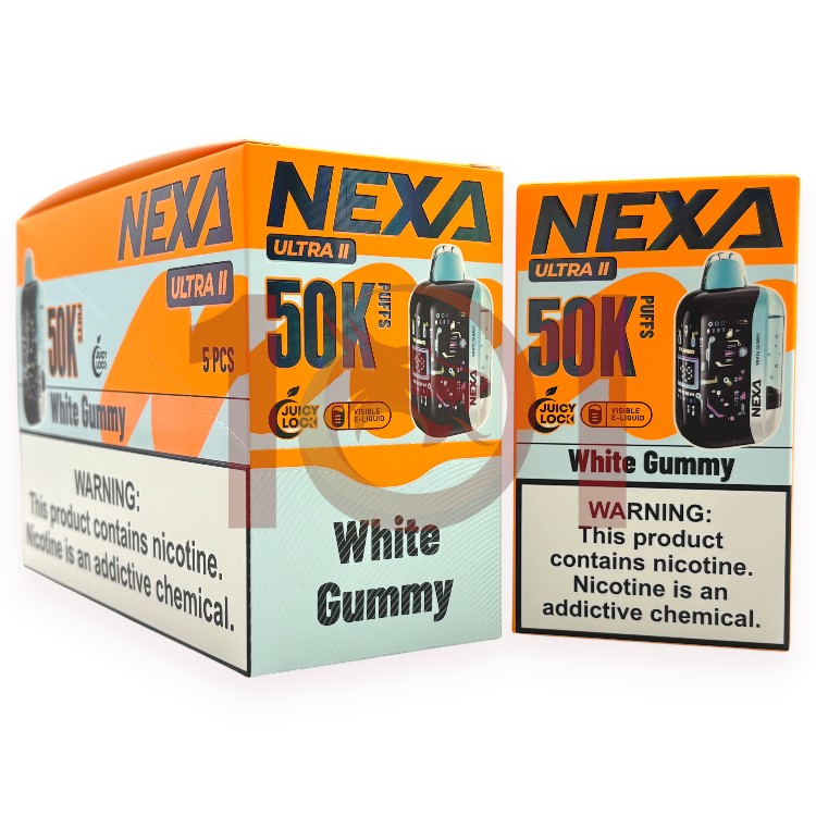 NEXA ULTRA II 50000 5% - WHITE GUMMY