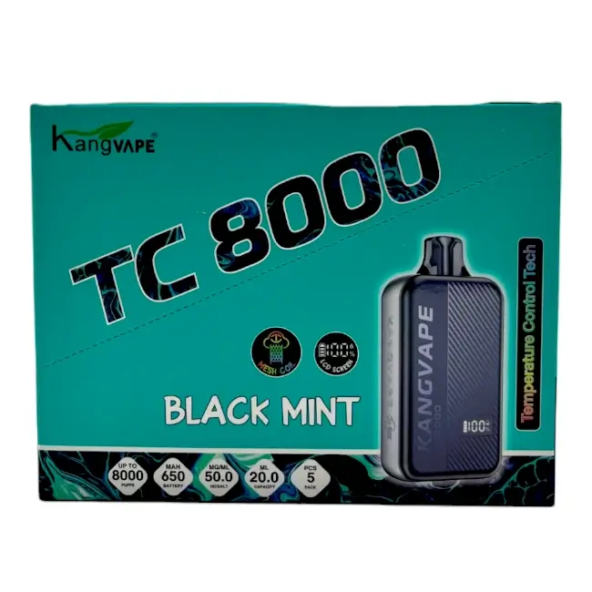 KANGVAPE TC8000 5% - BLACK MINT
