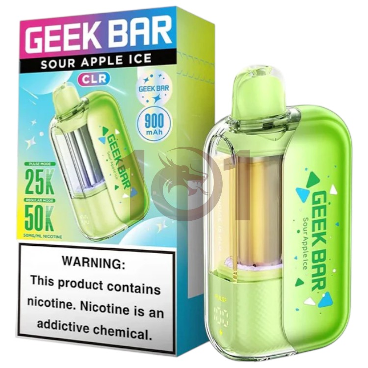 GEEK BAR CLR 50000 5% - SOUR APPLE ICE