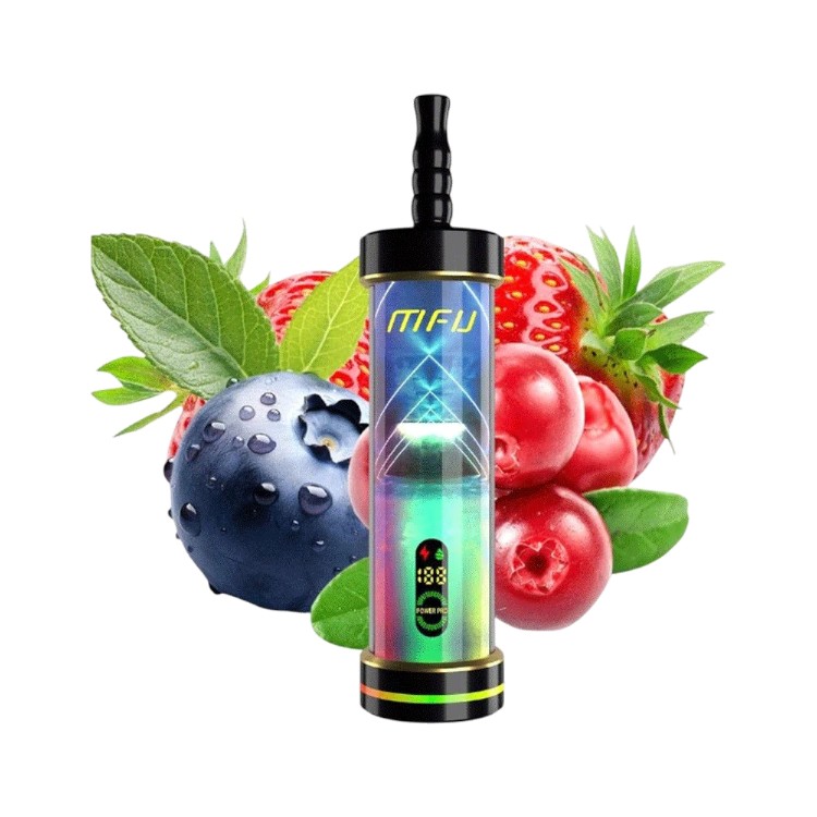 MFU SHISHA X2 60000 0.5% - BLUE RAZZ ICE