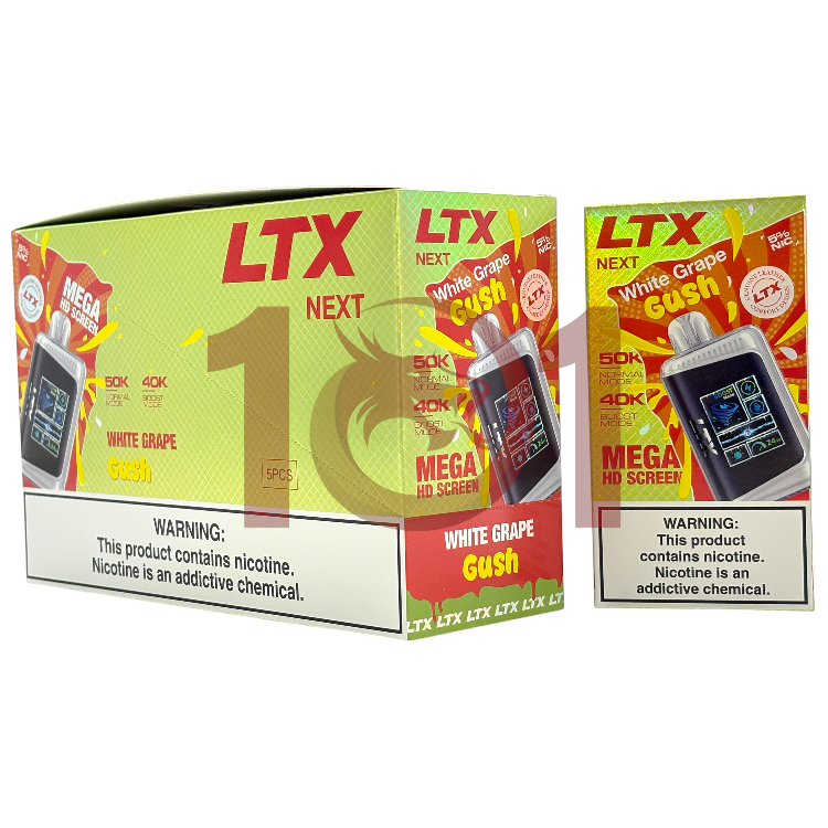 LTX NEXT 50000 5% GUSH EDITION - WHITE GRAPE GUSH