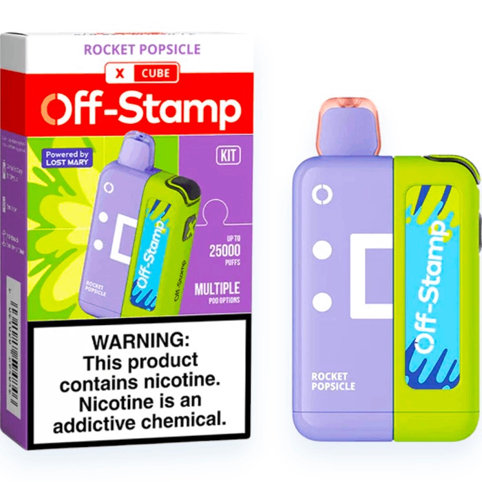 OFF-STAMP 25000 5% X CUBE KIT - ROCKET POPSICLE