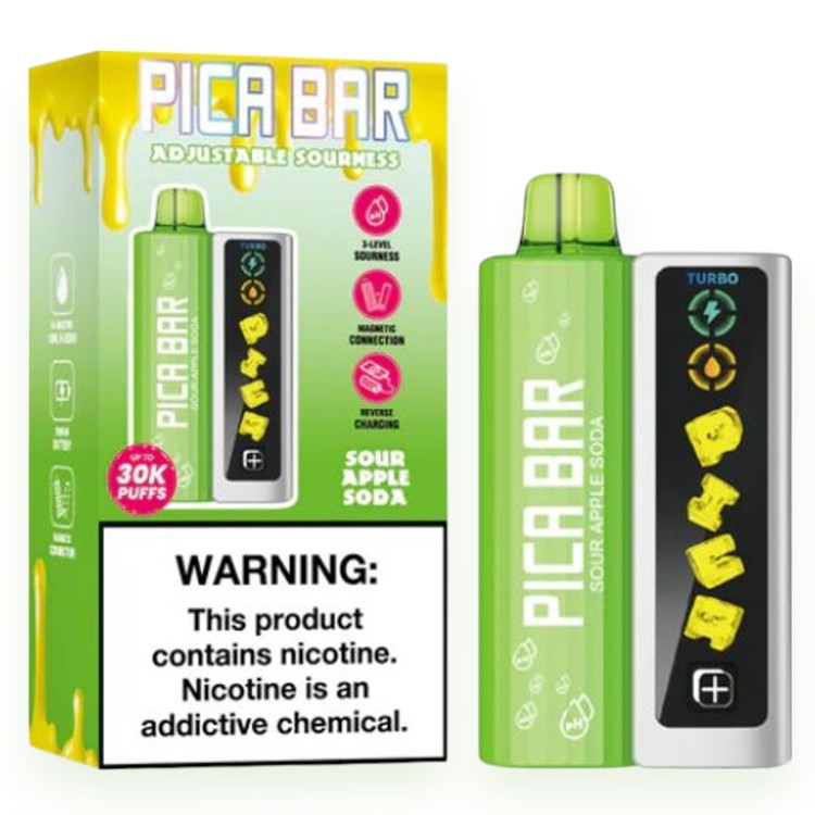 PICA BAR TUNING 30000 5% - SOUR APPLE SODA