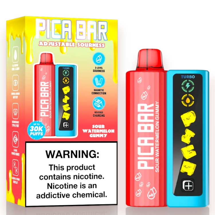 PICA BAR TUNING 30000 5% - SOUR WATERMELON GUMMY
