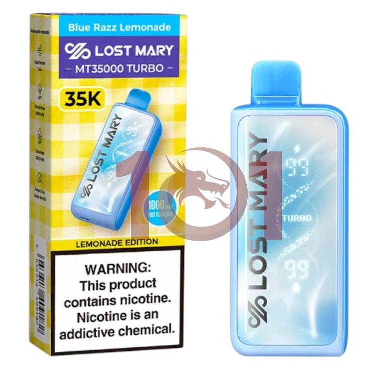 LOST MARY MT35000 TURBO 5% - BLUE RAZZ LEMONADE